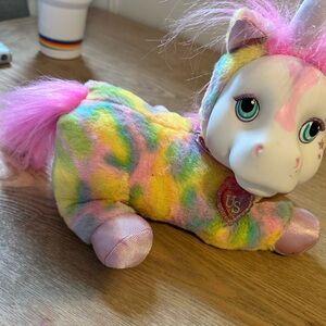 Colorful Plush Unicorn Toy surprise babies